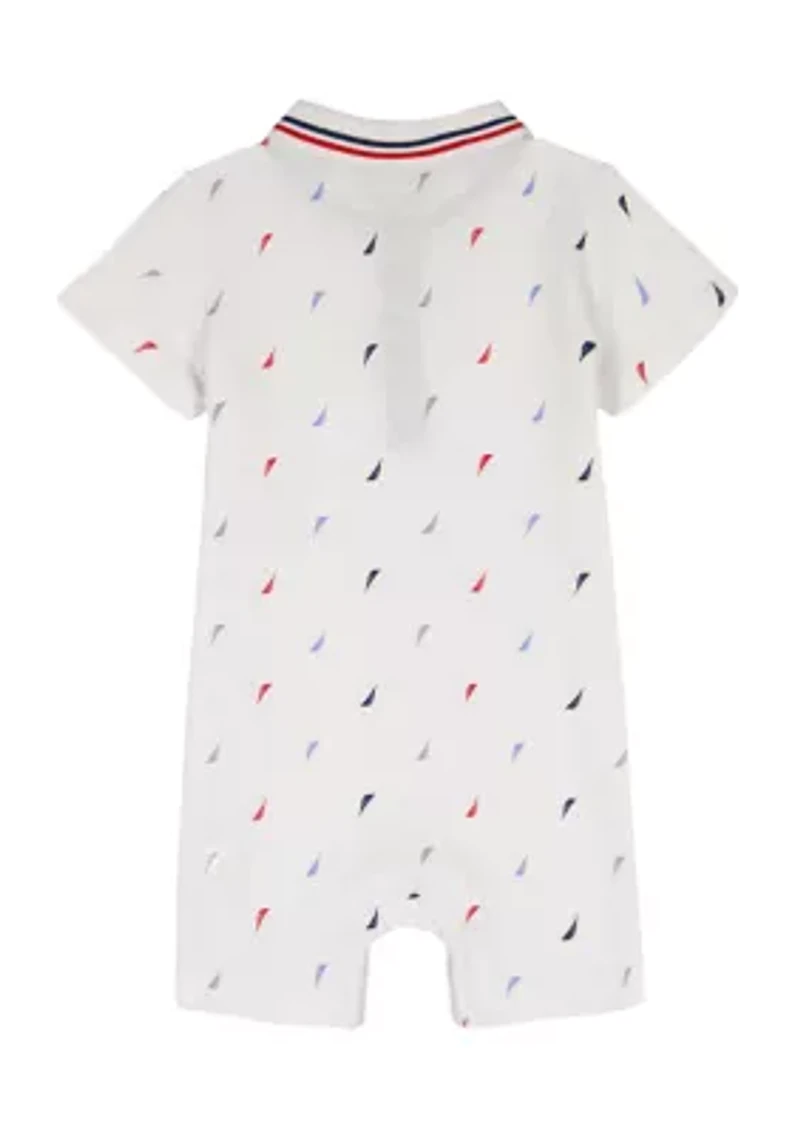 Baby Boys Piqué Romper