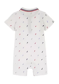 Baby Boys Piqué Romper