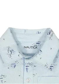 Baby Boys Woven Romper