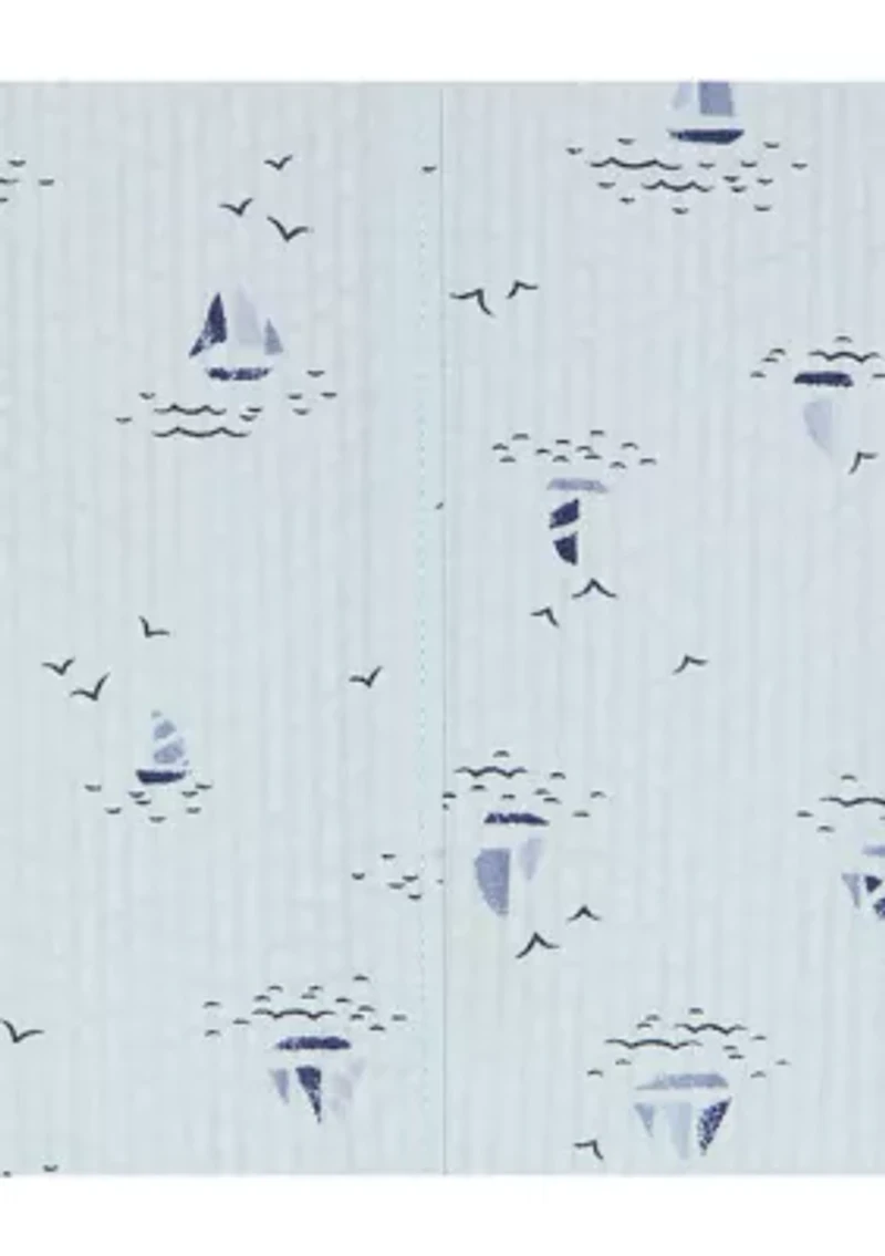 Baby Boys Woven Romper