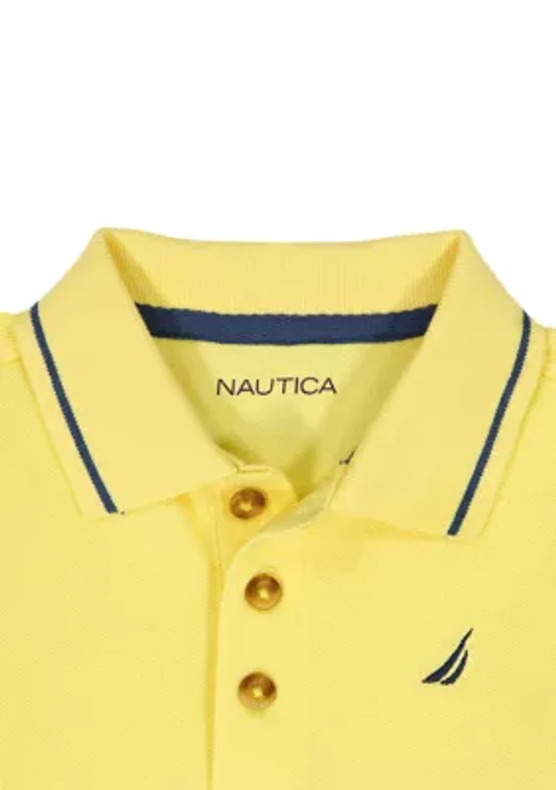 Toddler Boys 2 Piece Polo Set