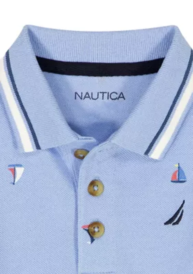 Baby Boys Polo Shirt and Shorts Set