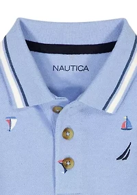 Baby Boys Polo Shirt and Shorts Set
