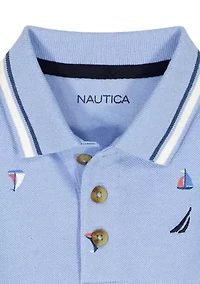 Toddler Boys Polo Shirt and Shorts Set