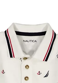 Baby Boys 2 Piece Polo and Shorts Set