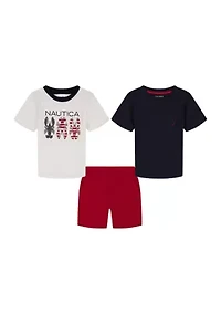 Baby Boys Shirts and Shorts Set