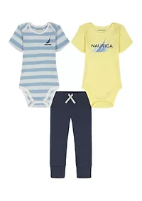 Baby Boys Bodysuit and Pants Set