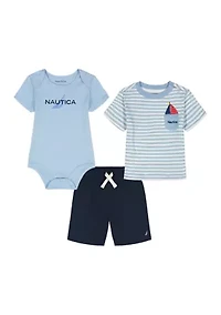 Baby Boys Shirt and Shorts Set