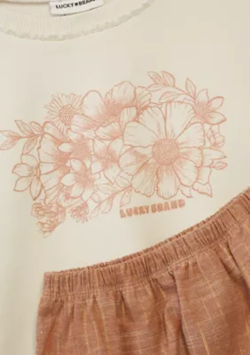 Toddler Girls Fashion Skirt Set