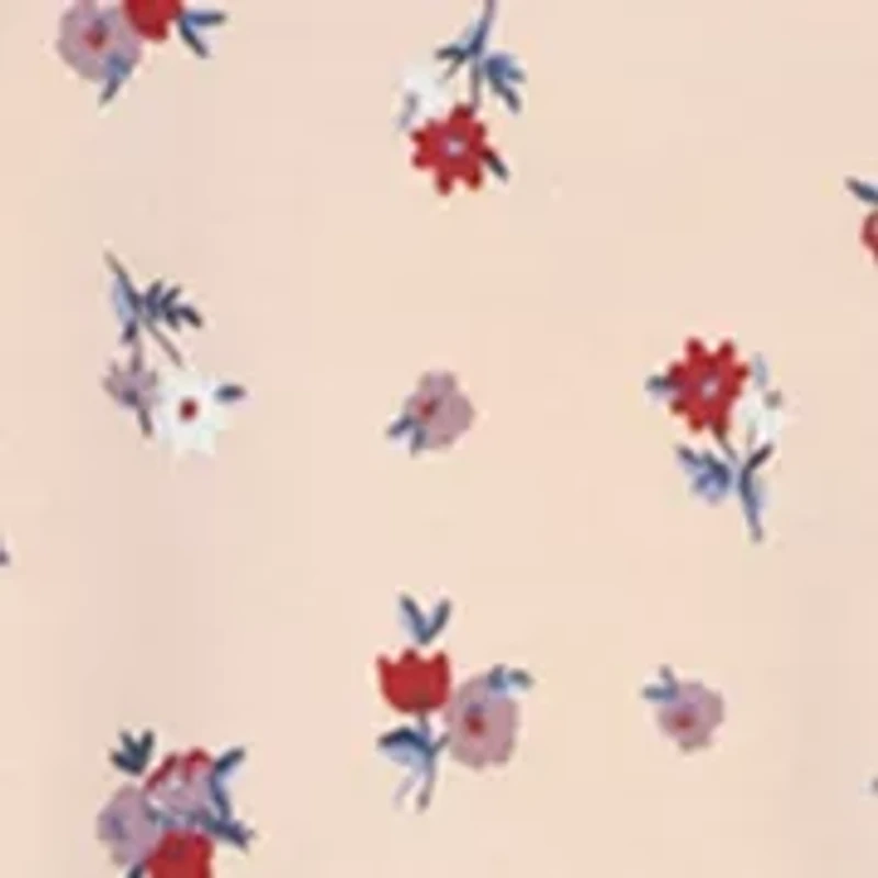 Toddler Girls Floral 2-Piece Fleece Hoodie and Jogger Set