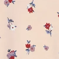 Toddler Girls Floral 2-Piece Fleece Hoodie and Jogger Set