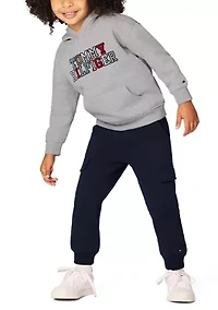 Toddler Boys 2-Piece Fleece Hoodie & Pant Set