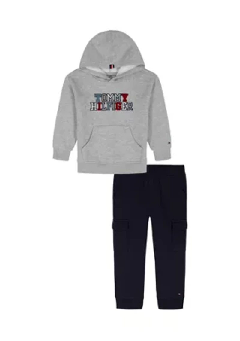 Toddler Boys 2-Piece Fleece Hoodie & Pant Set