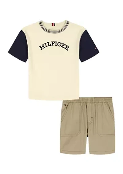 Toddler Boys 2 Piece Shirt and Shorts Set