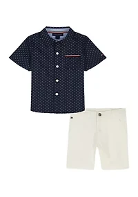 Toddler Boys Shirt and Shorts Set