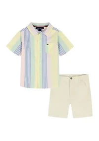 Toddler Boys Shirt and Shorts Set