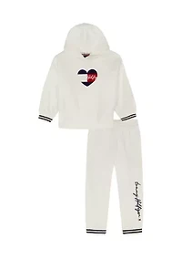 Toddler Girls 2-Piece Hoodie and Jogger Set