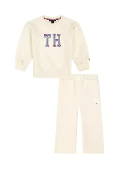 Toddler Girls Fleece Sweatshirt and Pants Set