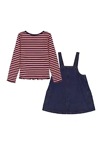 Toddler Girls Skirtall Set