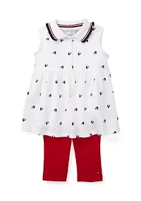 Baby Girls 2-Piece Legging Set