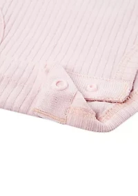 Baby Girls Ruffle Printed Bodysuits - 2-Pack