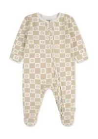 Baby Girls Floral Footed Coverall