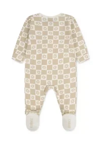 Baby Girls Floral Footed Coverall