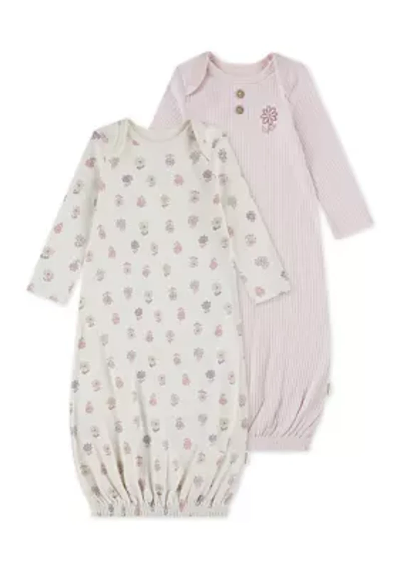 Baby Girls Nightgowns - 2-Pack