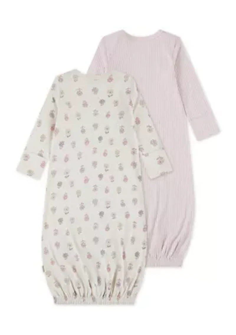 Baby Girls Nightgowns - 2-Pack