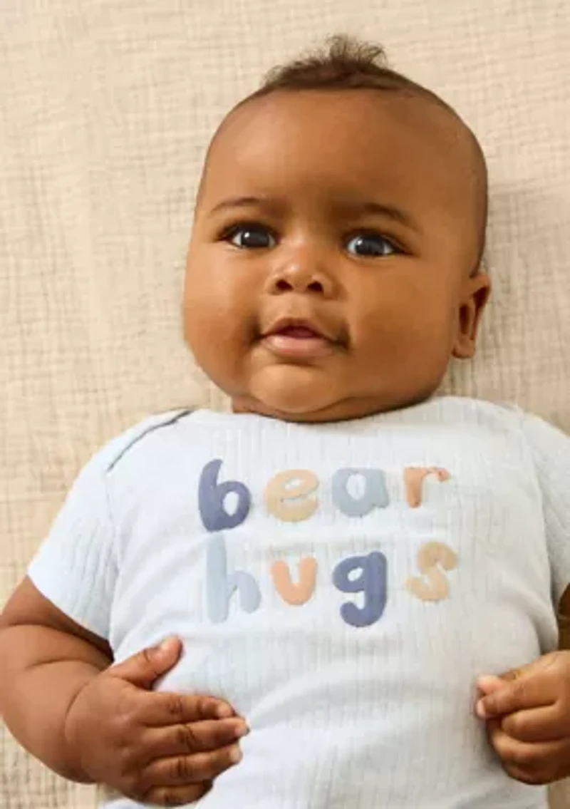 Baby Boys Printed Bodysuits - 3-Pack