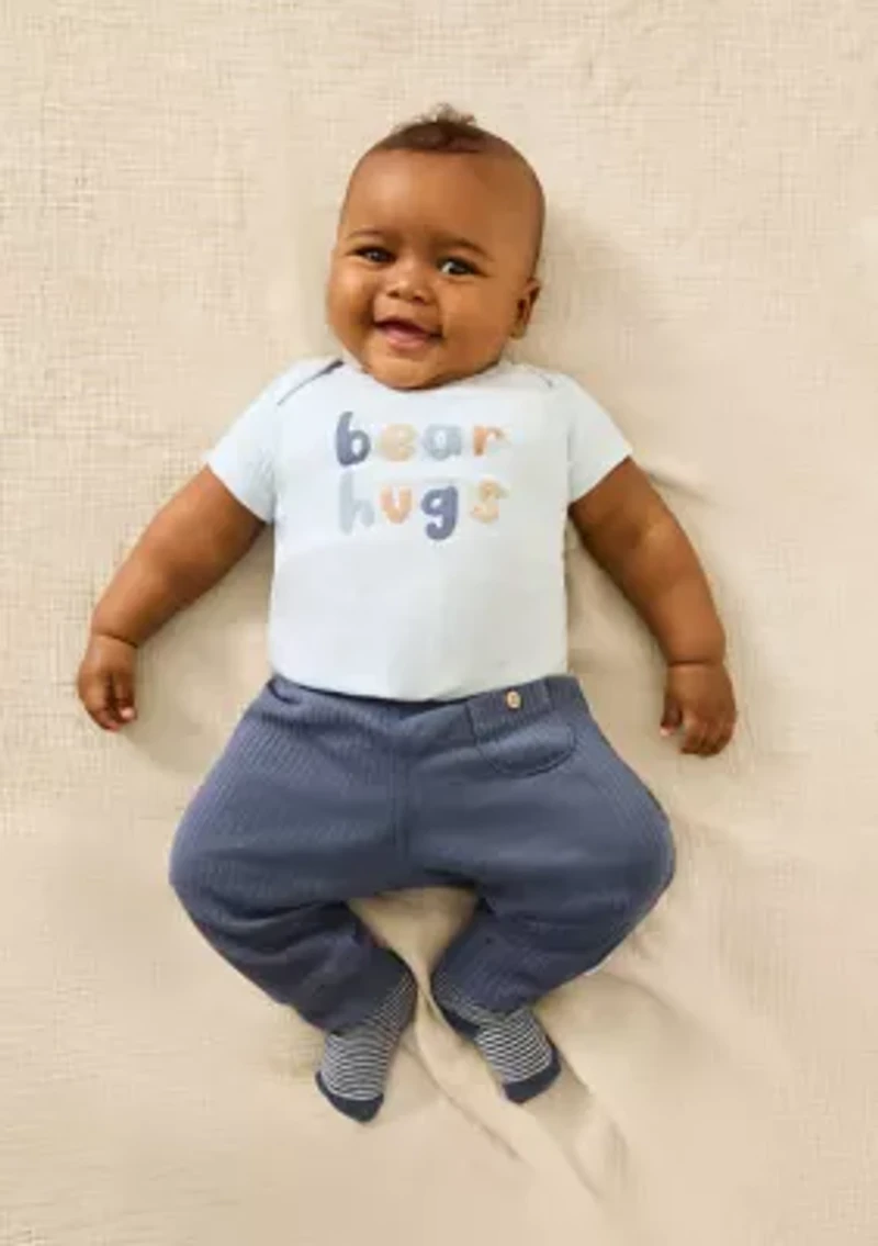 Baby Boys Printed Bodysuits - 3-Pack