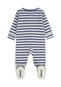 Baby Boys Striped Footie