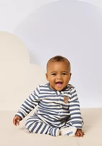 Baby Boys Striped Footie