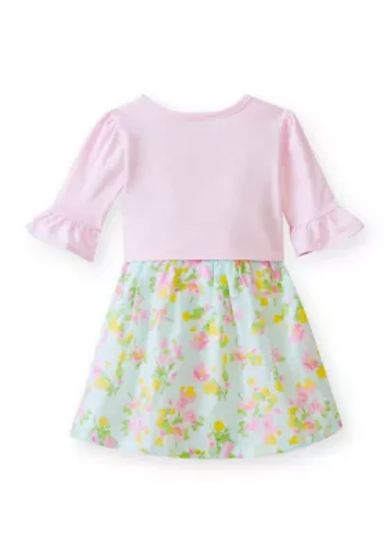 Baby Girl Cardigan Dress Set