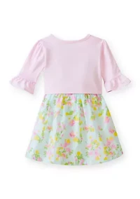 Baby Girl Cardigan Dress Set