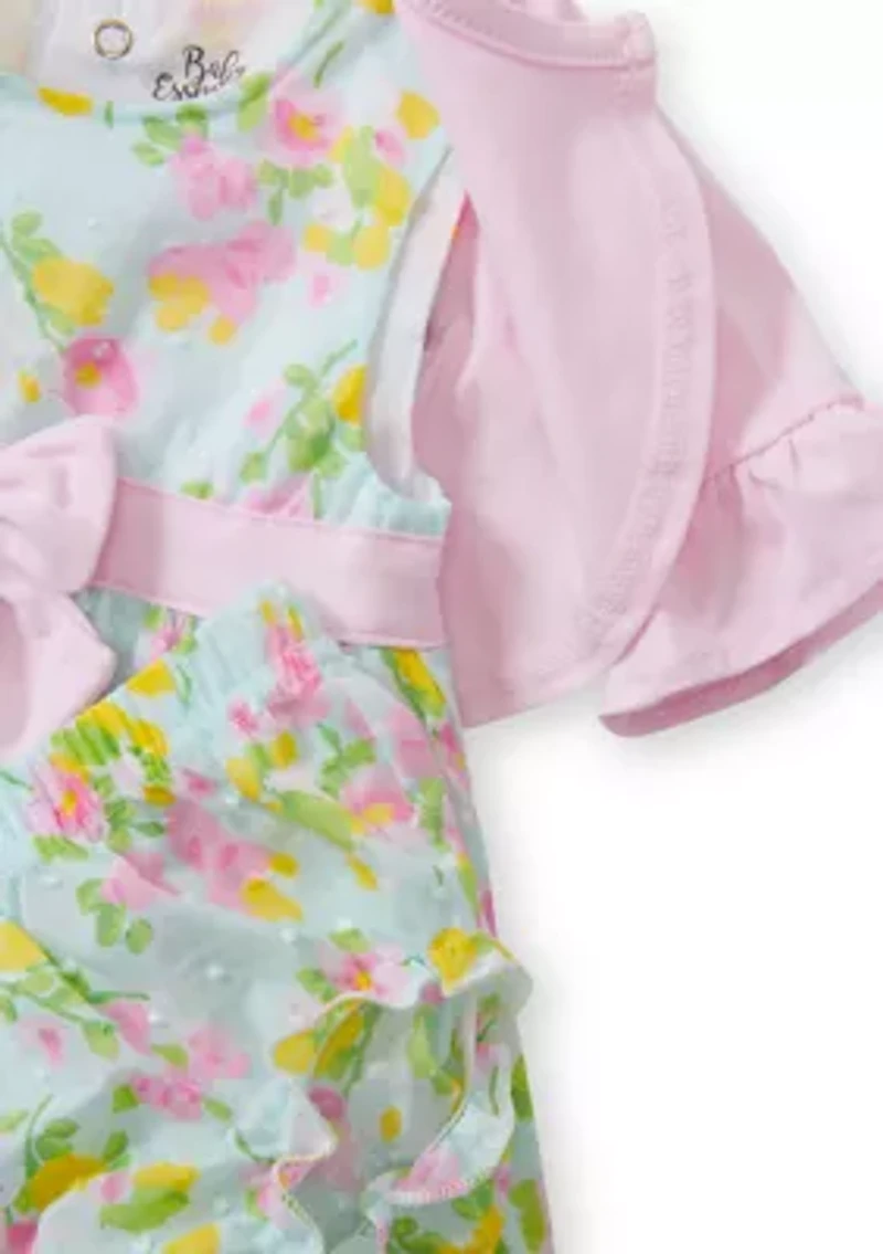 Baby Girl Cardigan Dress Set