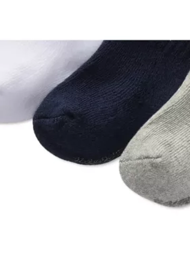 Baby Boys Sport Quarter Socks - 6 Pack