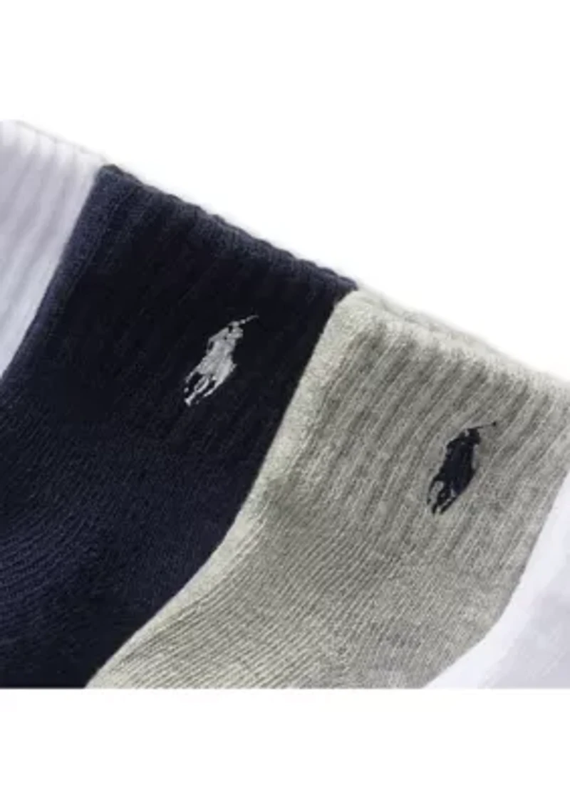 Baby Boys Sport Quarter Sock - 6 Pack