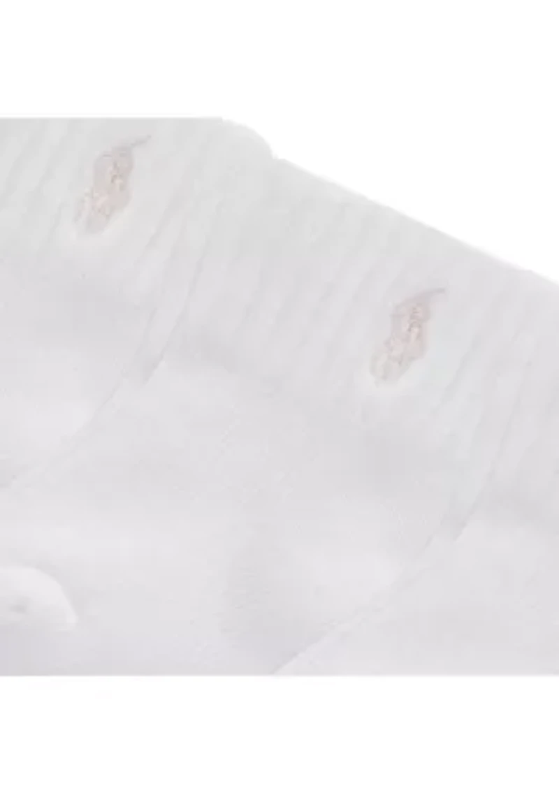Polo Baby Girls Sports Quarter Socks - 6 Pack