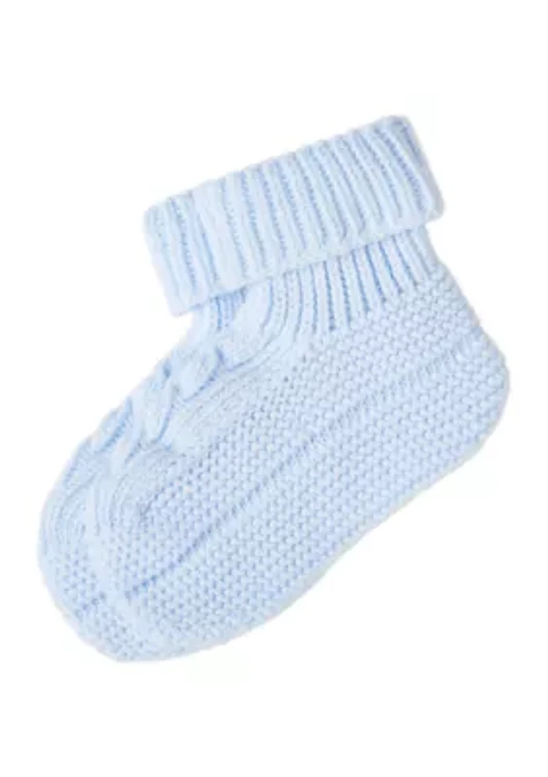 Baby Girls Cable knit Booties