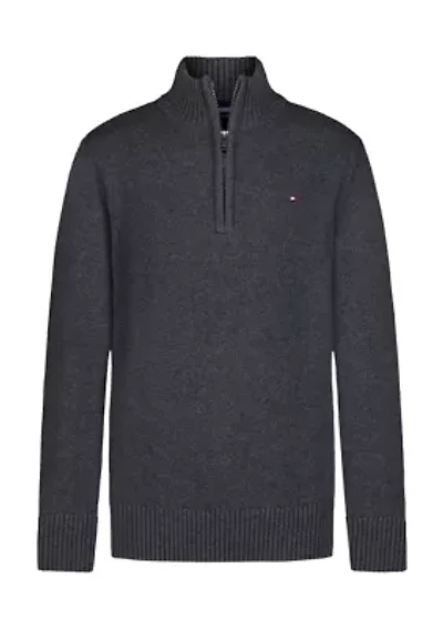 Toddler Boys 1/4 Zip Promo Sweater