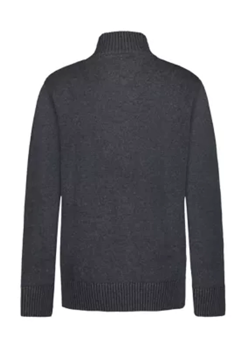 Toddler Boys 1/4 Zip Promo Sweater