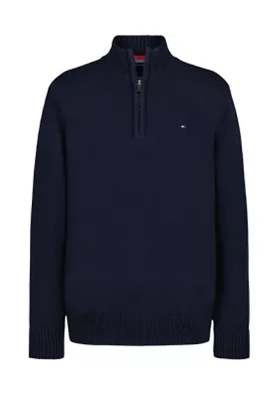 Toddler Boys 1/4 Zip Promo Sweater