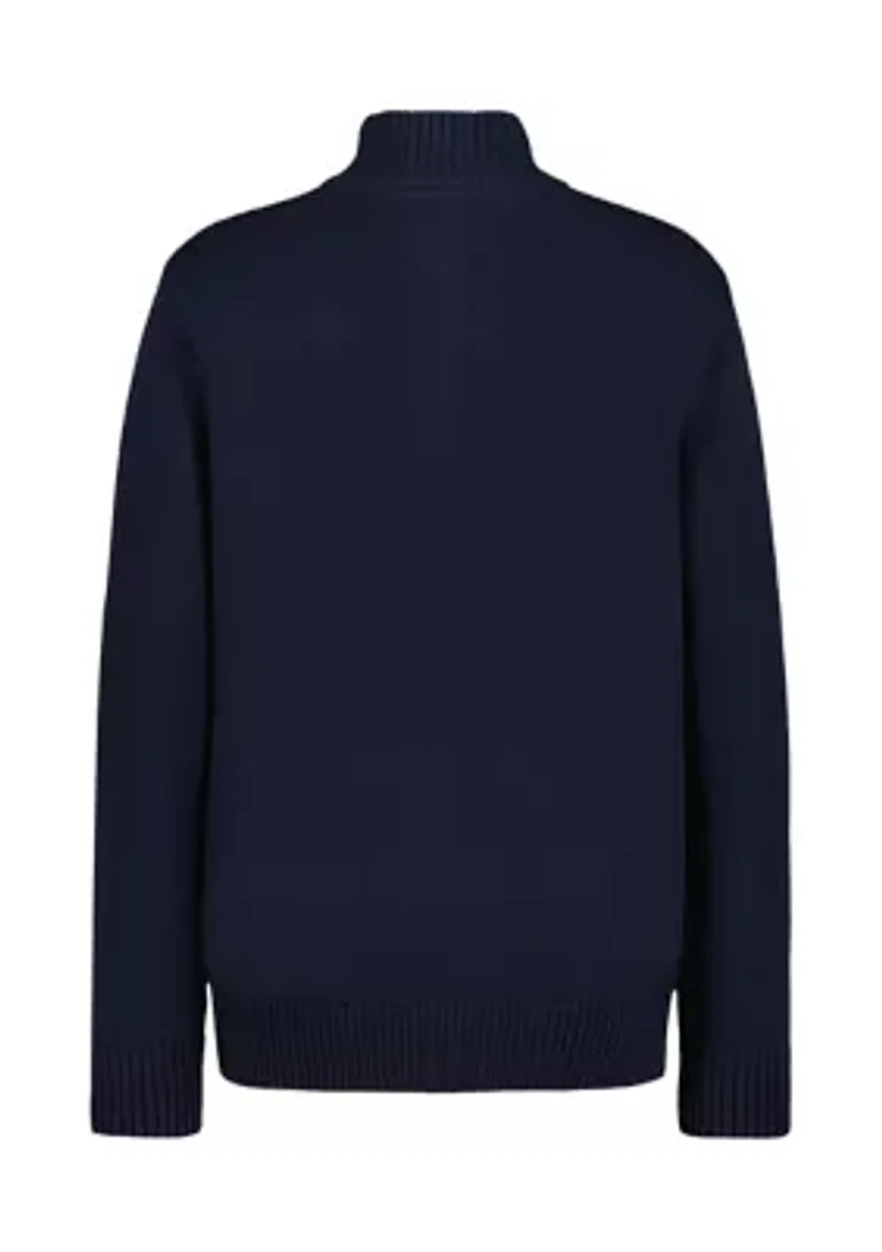 Toddler Boys 1/4 Zip Promo Sweater
