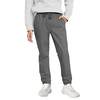 Jump start Boy's Slim Fitting Cotton Stretch Classic Twill Joggers