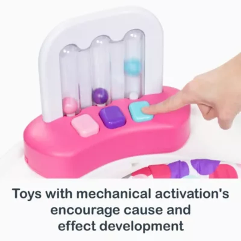 Smart Steps Bounce N' Play 3-in-1  Activity Center PLUS - Princess Pink
