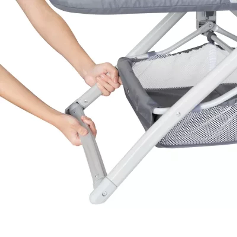 Quick-Fold 2-In-1 Rocking Bassinet - Shadow Stone Gray