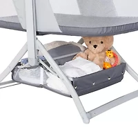 Quick-Fold 2-In-1 Rocking Bassinet - Shadow Stone Gray