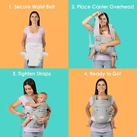 Caleo 3-in-1 Newborn Carrier - Snuggle Midnight
