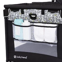 Nursery Den Playard with Snooze Pod & Flip Over Changer - Hidden Jungle Trio